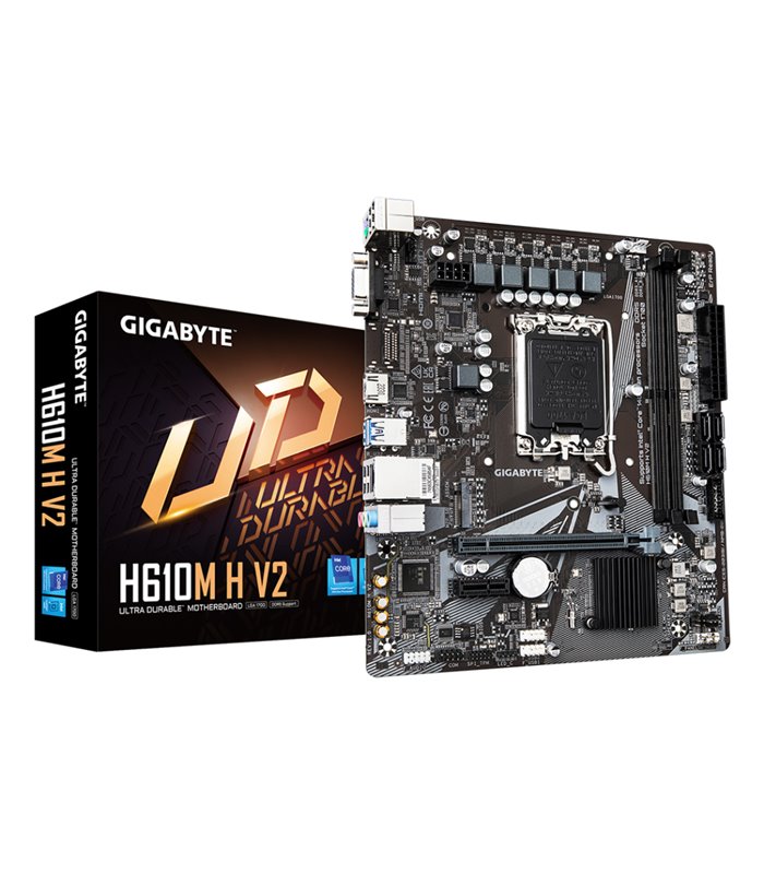 PLACA BASE GIGABYTE H610M H V2 1700 MATX 2XDDR5