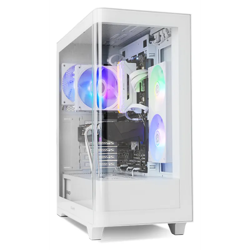 CAJA NOX HUMMER ETHER ATX SEMITORRE CRISTAL CURVO BLANCO