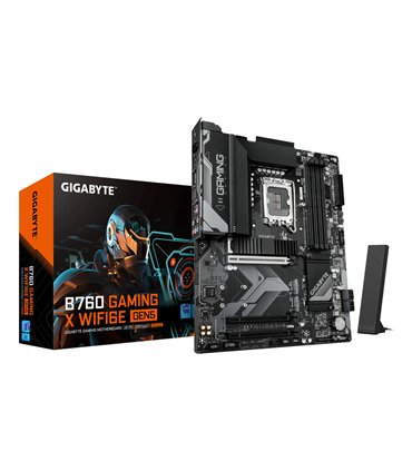 PLACA BASE GIGABYTE B760M G X WF6E 1700 ATX WiFi 6E PCIe 4.0 RGB 4XDDR5