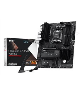 PLACA BASE MSI PRO B840-S EVO WIFI6E AM5 4XDDR5