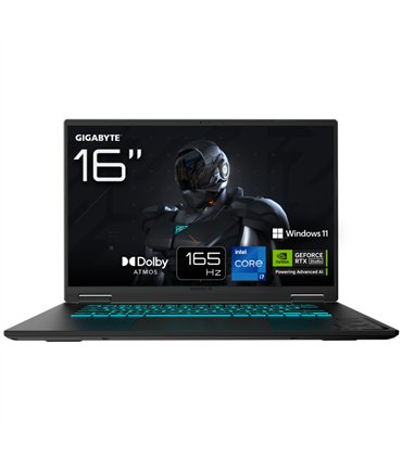 PORTATIL GIGABYTE A16 CWHI3ES864SH I7-13620H 32GB 1TB RTX5070 16"WUXGA W11H