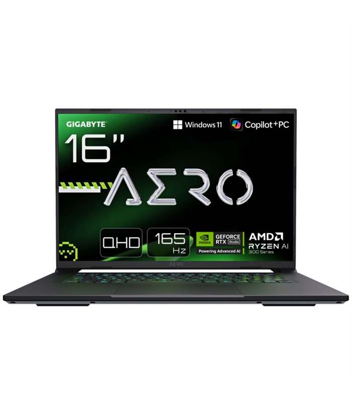PORTATIL GIGABYTE AERO X16 1WH93ESC64 R7 350 32GB 1TB RTX5070 16"QHD W11H