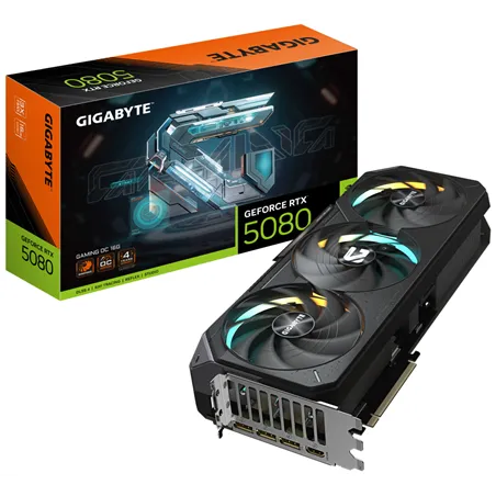 TARJETA GRAFICA GIGABYTE RTX 5080 GAMING OC 16G