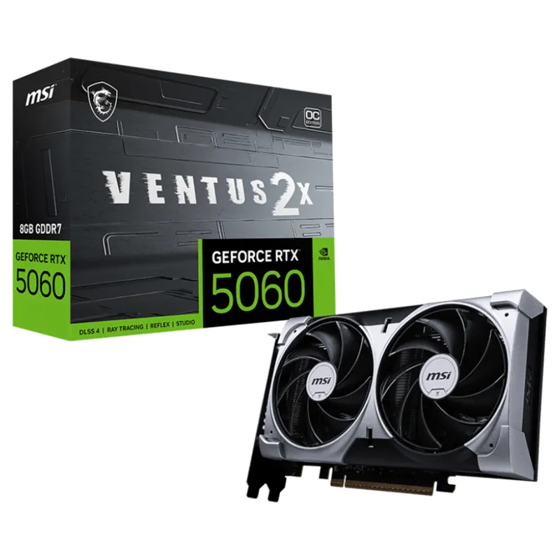 TARJETA GRAFICA MSI RTX 5060 8G VENTUS 2X OC