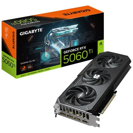 TARJETA GRAFICA GIGABYTE RTX 5060 TI OC 8GB GDDR7 NEGRO