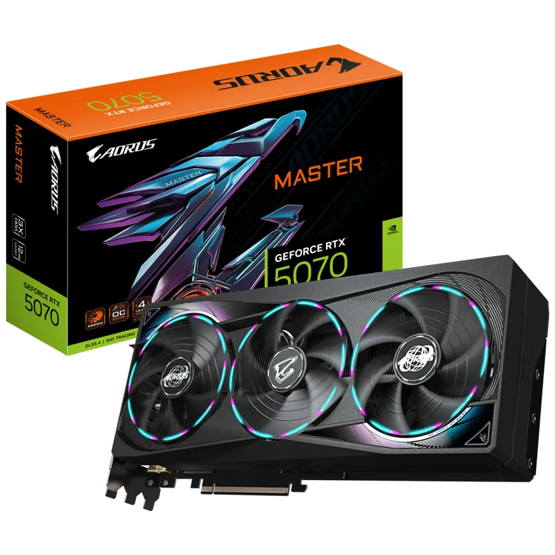 TARJETA GRAFICA GIGABYTE 5070 AERO OC 12GB NEGRO GDDR7
