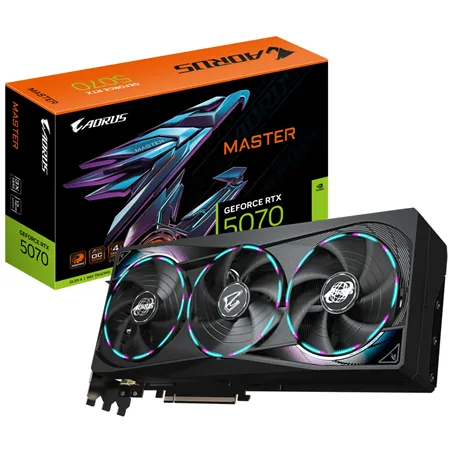 TARJETA GRAFICA GIGABYTE 5070 AERO OC 12GB NEGRO GDDR7