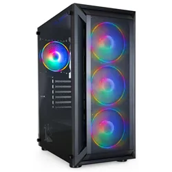 CAJA SEMITORRE GAMING TQGCC101-B "RAGNÄROK" NEGRA