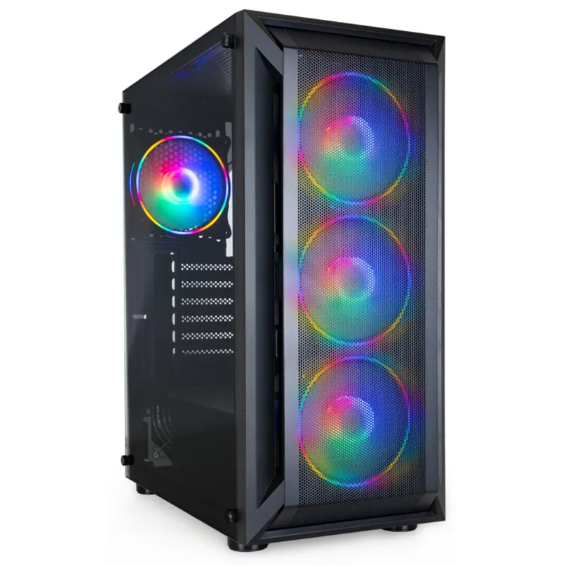 CAJA SEMITORRE GAMING TQGCC101-B "RAGNÄROK" NEGRA