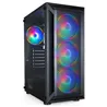 CAJA SEMITORRE GAMING TQGCC101-B "RAGNÄROK" NEGRA