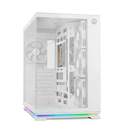 CAJA NOX ATX SEMITORRE HUMMER GALAXY ARGB BLANCA