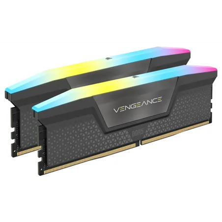 DDR5 CORSAIR VENGEANCE RGB 2x 8GB 6000 AMD/XMP CL36 GRIS
