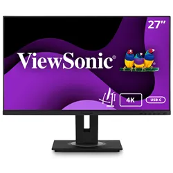 MONITOR VIEWSONIC 27" UHD IPS HDMI DP-INOUT USB-C RJ45 USB MULTI ERGO PIVOT