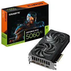 TARJETA GRAFICA GIGABYTE RTX 5060 TI WINDFORCE OC 8GB GDDR7