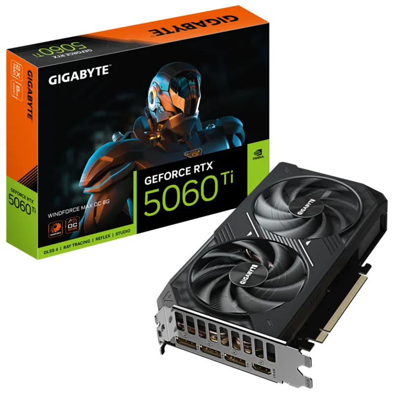 TARJETA GRAFICA GIGABYTE RTX 5060TI 8GB GDDR7