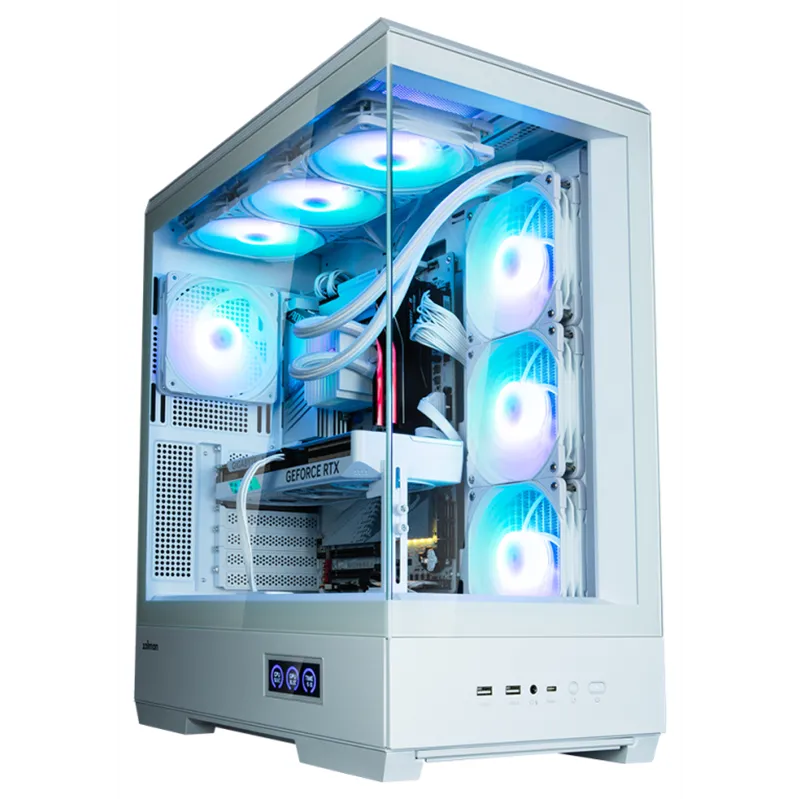 CAJA ZALMAN P50 DS ATX 4 XVENT 120MM ARGB 2XUSB 3.0 BLANCO S/N FUENTE