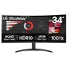 MONITOR LG 34WR50QK-B 34" ULTRAWIDE QHD 5MS NEGRO HDMI DP