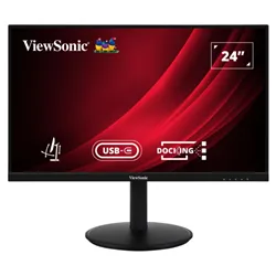 MONITOR VIEWSONIC 24" VG2409-U FHD IPS 2 X HDMI DP IN OUT USB C RJ45 ERGO