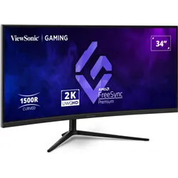 Viewsonic VX3418C-2K pantalla para PC 86,4 cm (34") 3440 x 1440 Pixeles UltraWide Quad HD Negro