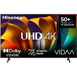 TV HISENSE 55A6N 55" UHD 4K VIDAA SMART TV MODO JUEGO PLUS CONTROL VOZ