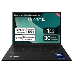 PORTATIL LG GRAM U7-255H 32GB 1TB 14"WUXGA FreeDOS