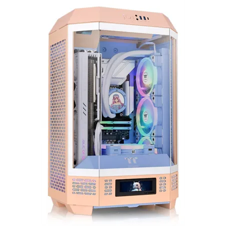 CAJA THERMALTAKE THE TOWER T300 M-ATX 2XUSB 3.0 SN FUENTE PEACH
