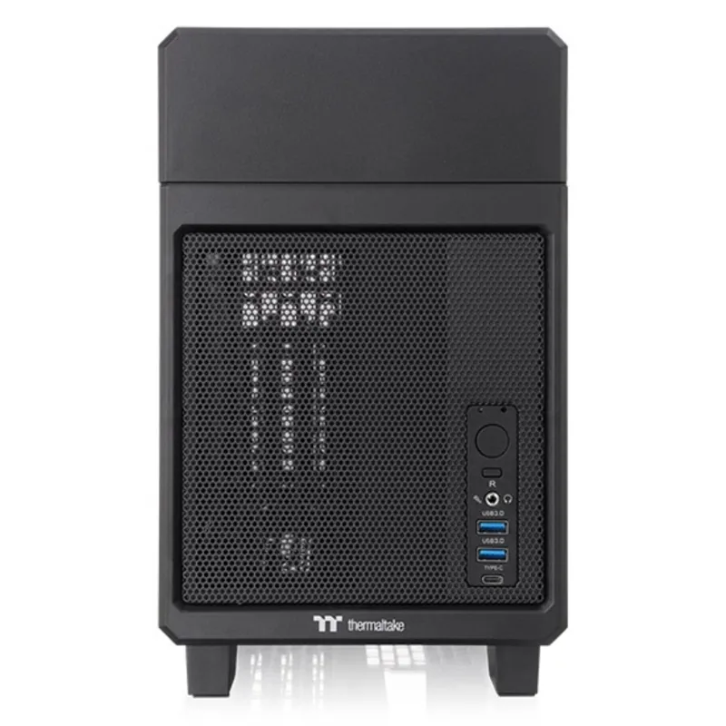 CAJA THERMALTAKE TR100 MINI-ITX USB 3.2 Type-C x 1 USB 3.0 x 2 SN FUENTE NEGRO