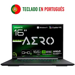 PORTATIL GIGABYTE AERO  X16 2WHA3PTC65AH R9-370HX 32GB 1TB RTX5070 16" W11H