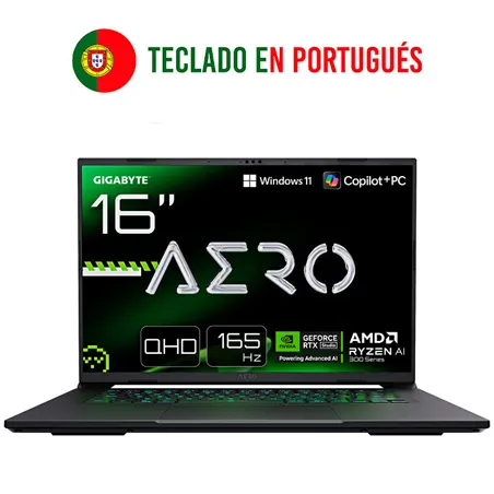 PORTATIL GIGABYTE AERO  X16 2WHA3PTC65AH R9-370HX 32GB 1TB RTX5070 16" W11H