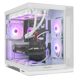 CAJA NOX HUMMER ASTRA NEO SEMITT ATX CRISTAL FRAMELESS BLANCO