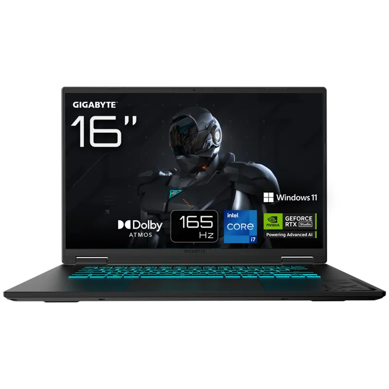 PORTATIL GIGABYTE A16 CWHI3ES864SH I7-13620H 32GB 1TB RTX5070 16"WUXGA W11H