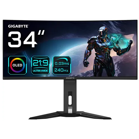 MONITOR GAMING GIGABYTE MO34WQC2 34" 3440X1440 VA 2K