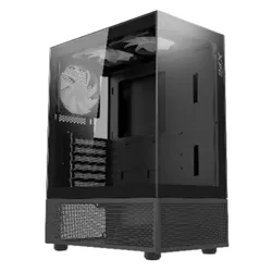 CAJA GAMING XPG INVADER X MINI ATX 1XUSB-C 2XUSB SIN FUENTE ARGB NEGRO