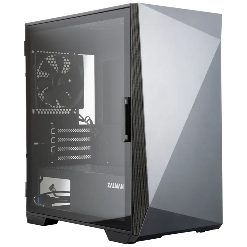CAJA ZALMAN Z1 ICEBERG MICRO-ATX 3XVENT 120MM 2XUSB 3.0 NEGRO S/N FUENTE