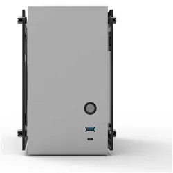 CAJA ZALMAN M4 MINI-ITX M2 1 X VENT 800MM ARGB 2XUSB 3.0 SILVER S/N FUENTE