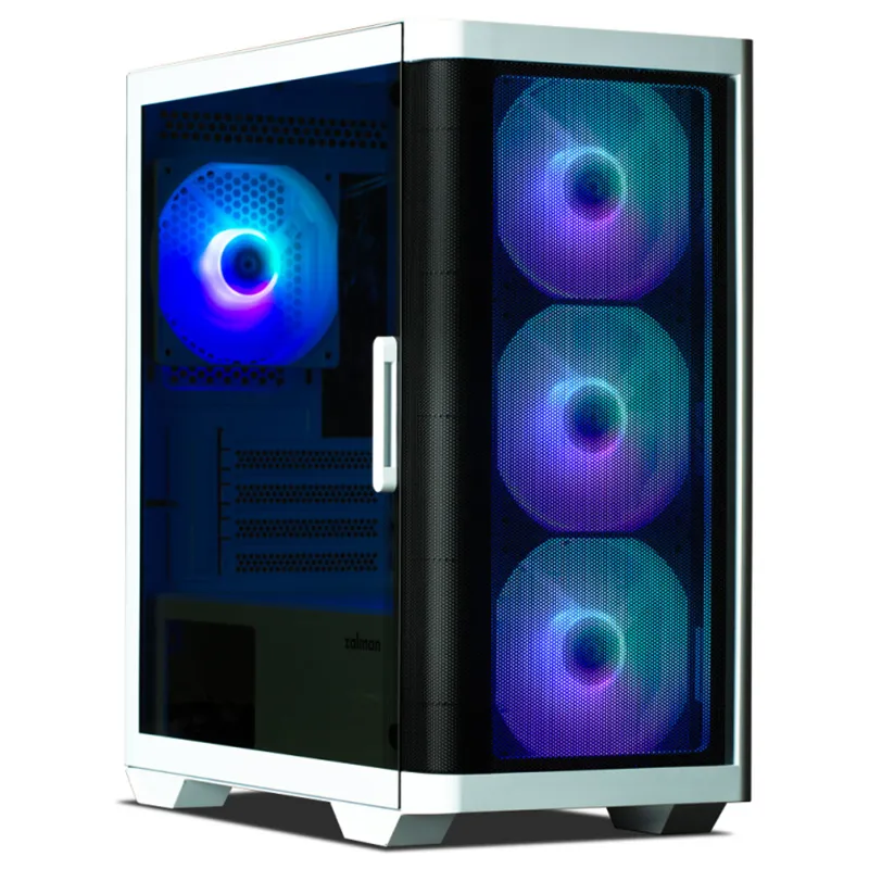 CAJA ZALMAN M4 MATX 4 X VENT 120MM ARGB 2XUSB 3.0 BLANCO S/N FUENTE